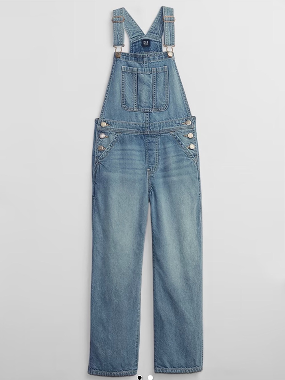 GAP Washed‎ Light Blue Denim Women's Overalls